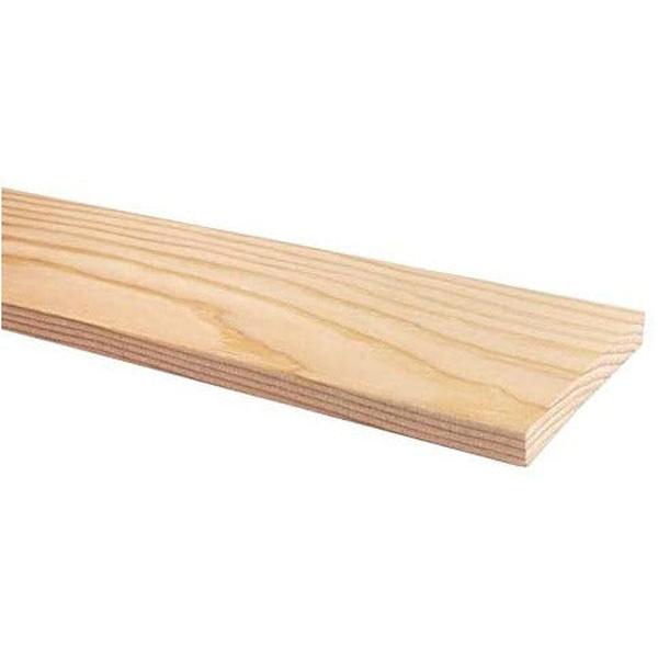 VENTRAL Lumber 1 in. x 6 in. (3/4" x 5-1/2") Construction Premium Whitewood Board Stud Wood