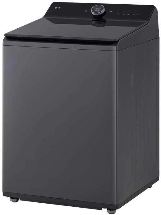LG 5.5 cu. ft. Smart Top Load Washer in Matte Black with Impeller, eZDispense and Faucet Water and LCD Digital Dial Control