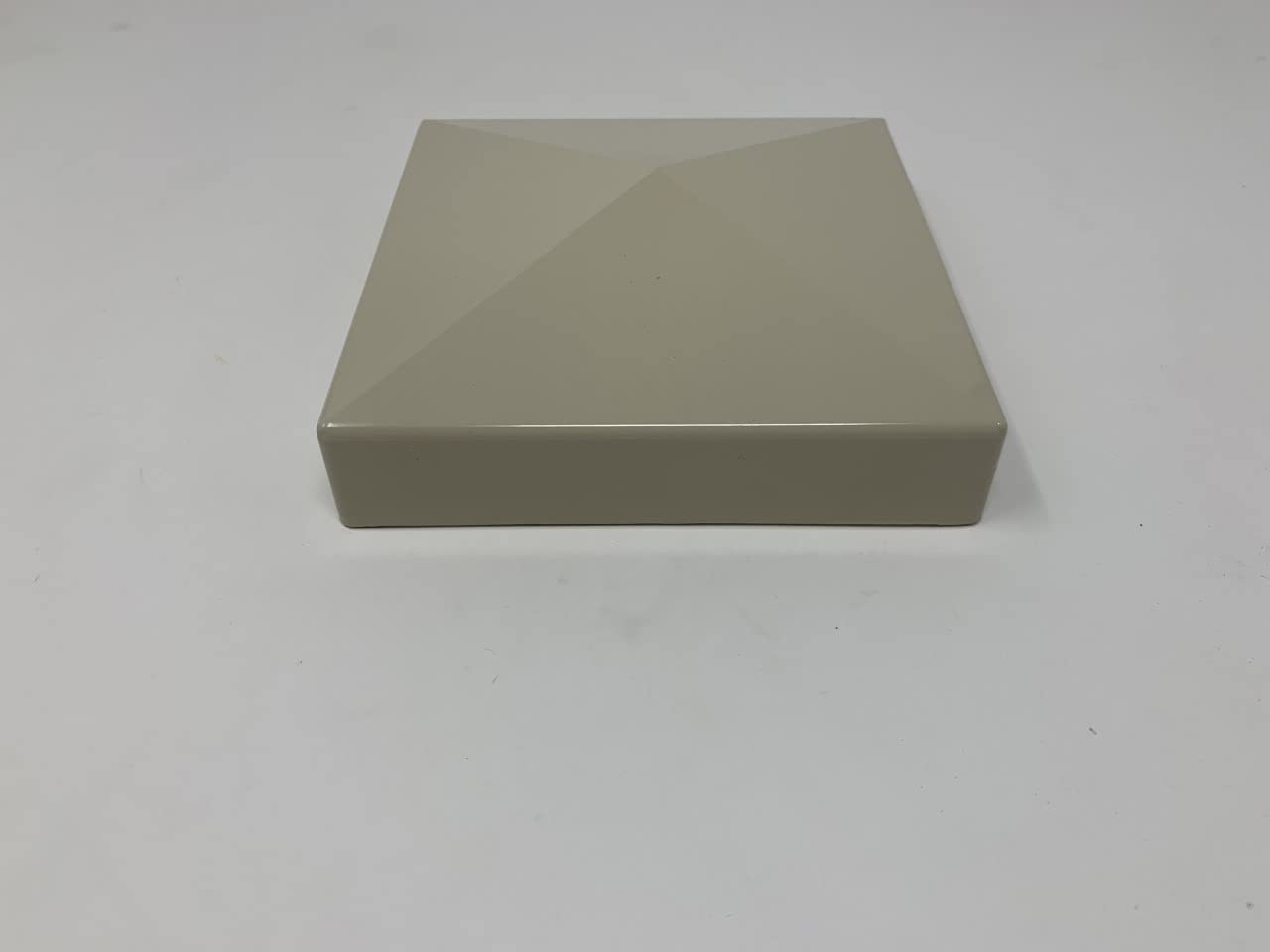 5'' Vinyl Fence Pyramid Post Caps (14, White), 5051-