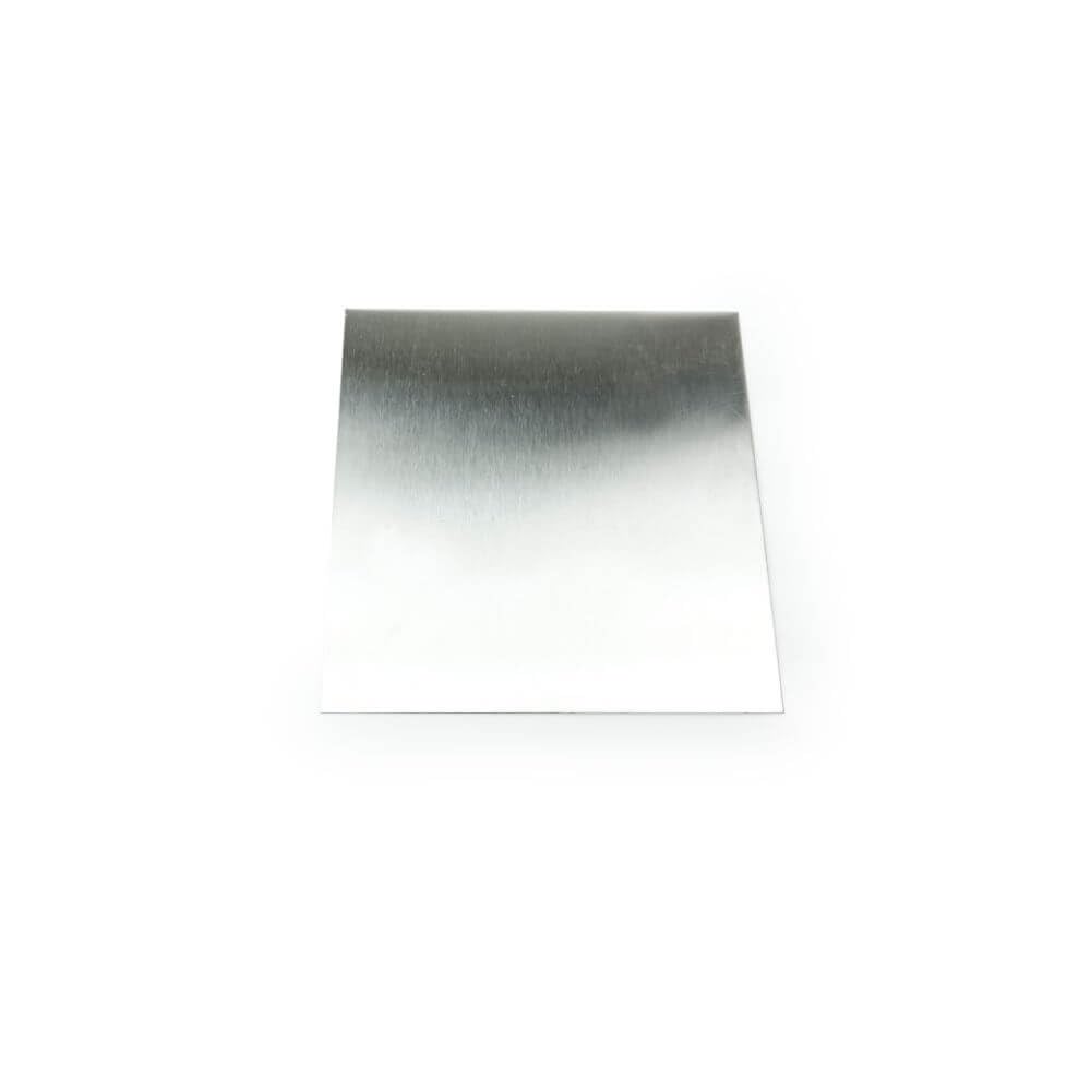 304 Stainless Steel Sheet, #4 Brushed Finish, Annealed, ASTM A240/ASME SA240, 0.03" Thickness, 24" Width, 36" Length, 22 Gauge, OnlineMetals