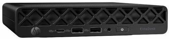 HP EliteDesk 8 G1i Desktop Computer - Intel Core Ultra 7 265T - vPro Technology - 16 GB - 512 GB SSD - Desktop Mini - Jack Black - Intel Q870 Chip - Windows 11 Pro - DDR5 SDRAM - English Keyboard - IE