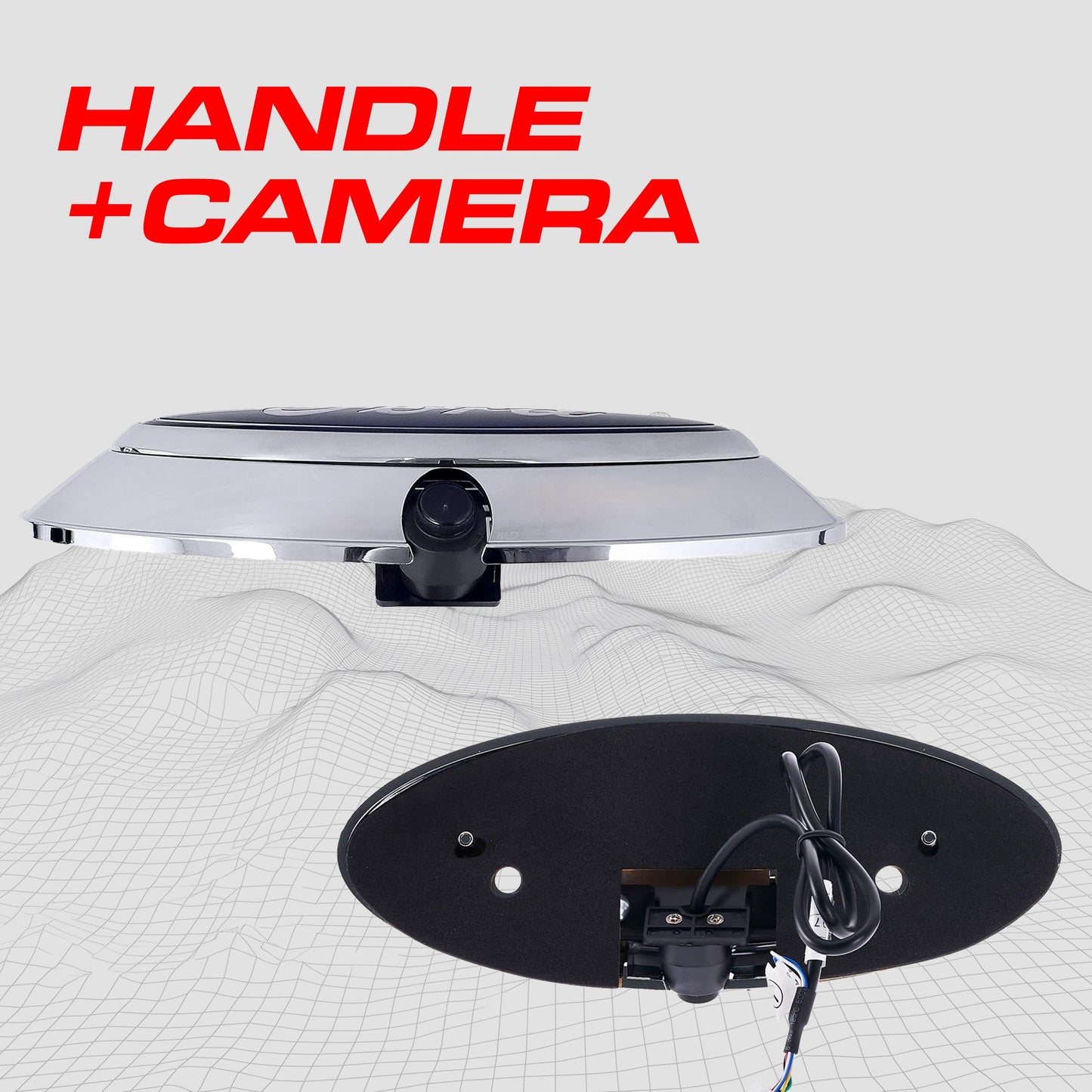 Ford Flex (2009-2012) Replacement Ford Emblem with Backup Camera