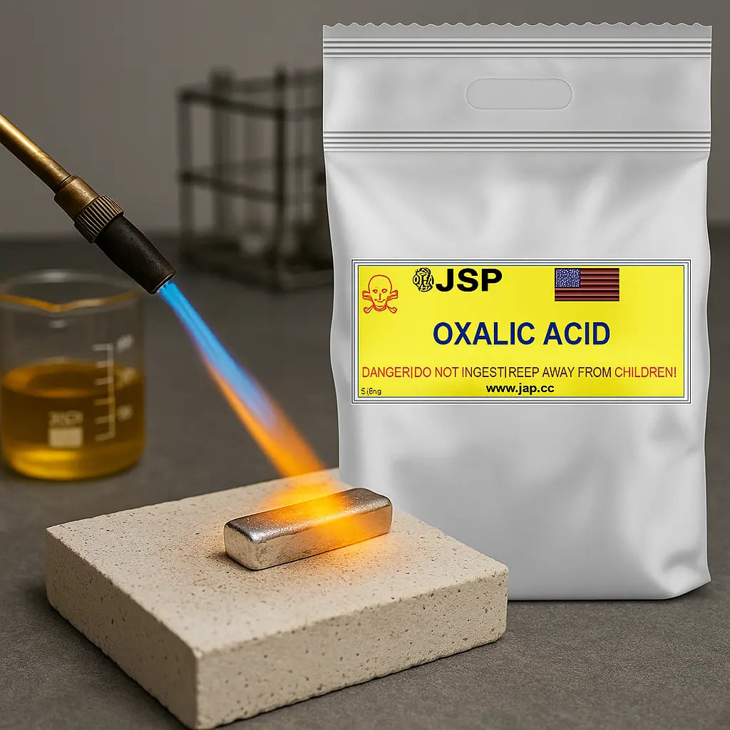 JSP Oxalic Acid Powder – 2 lb for Rust Removal, Metal Cleaning & Refining