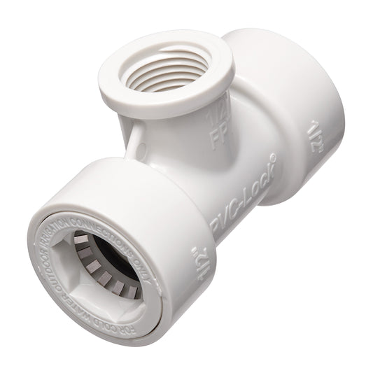 1/2" PVC-Lock x 1/2" FPT Tee 33772