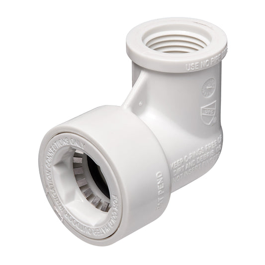 1/2" PVC-Lock x 1/2" FPT Elbow 33775