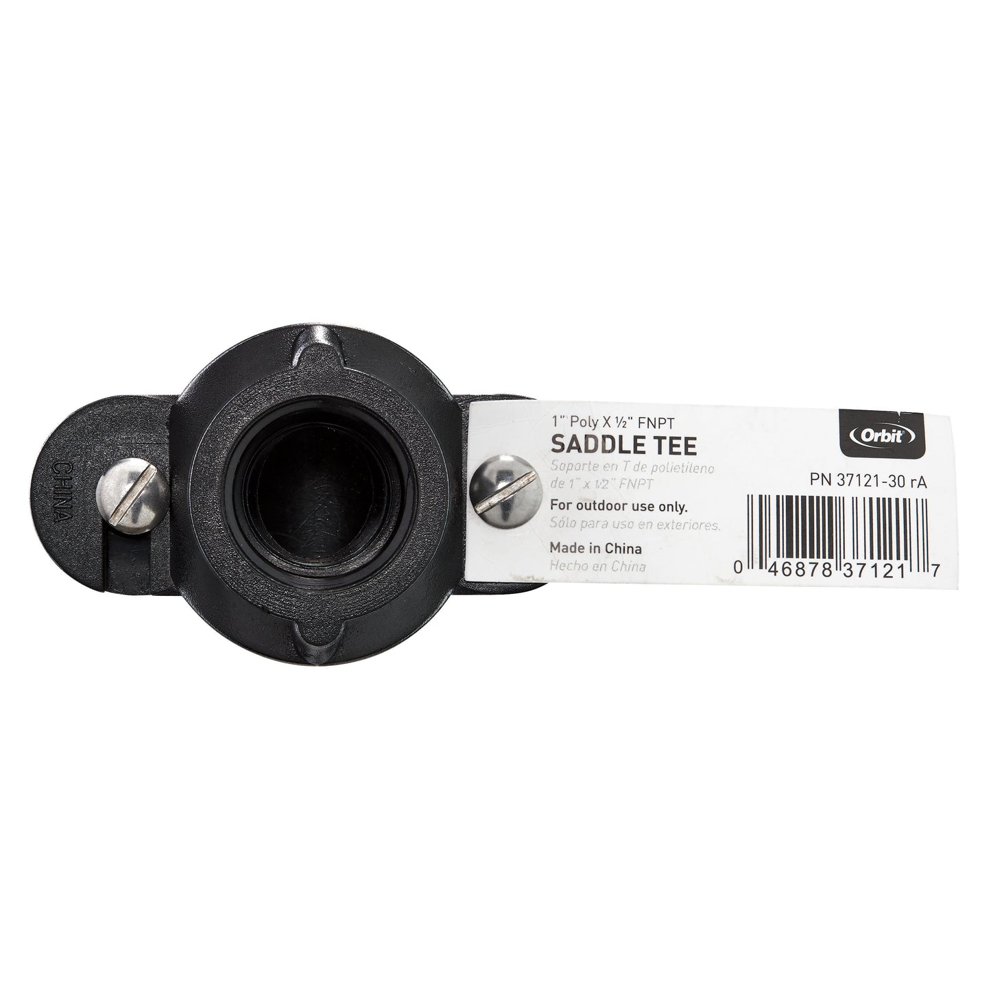 1" x 1/2" PVC Pipe Saddle Tee | 37121