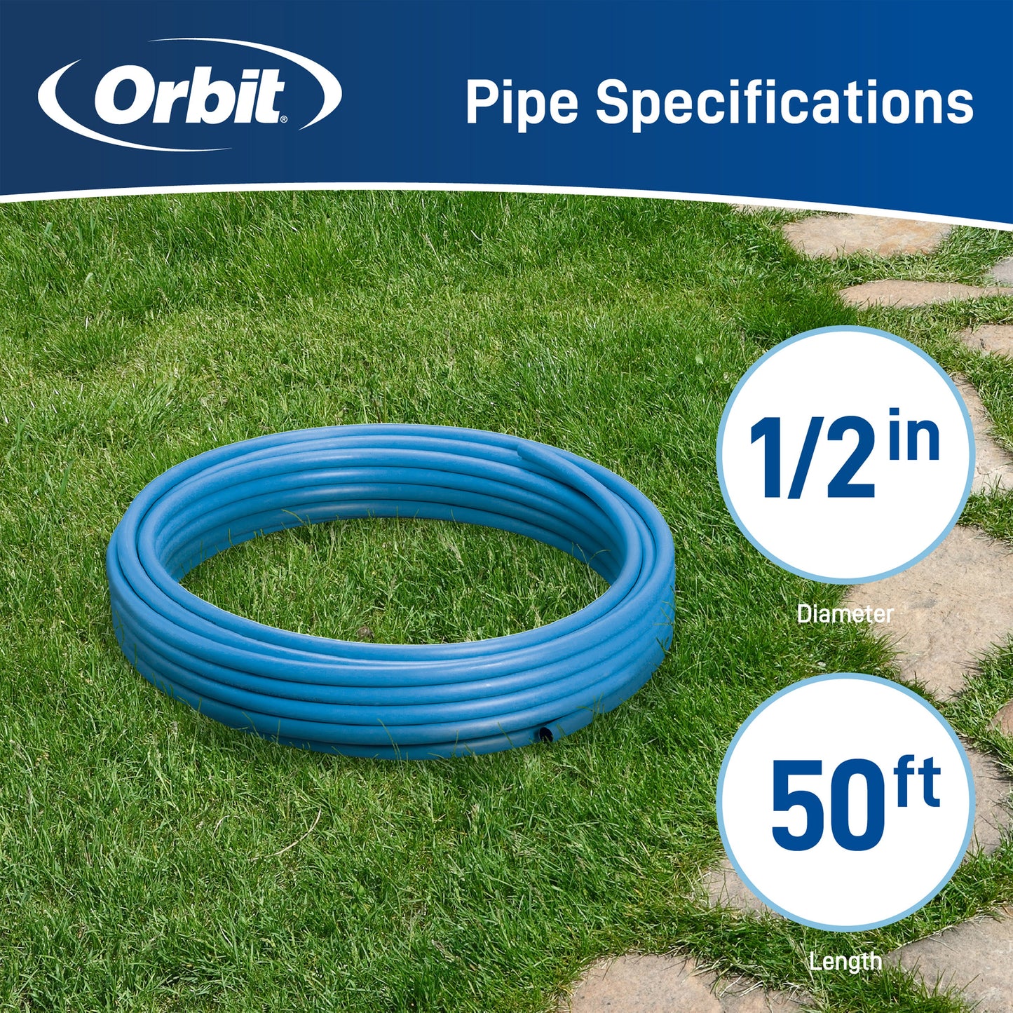 1/2" x 50' Blu-Lock Pipe 37596