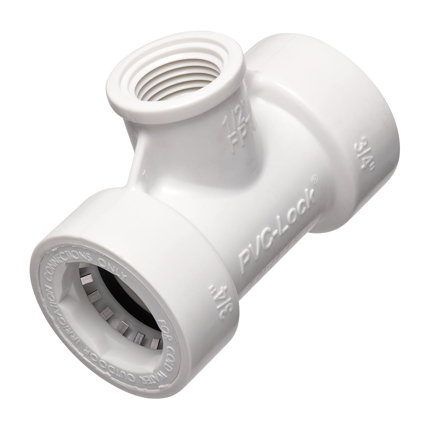 3/4" PVC-Lock x 1/2" FPT Reducing Tee 34772