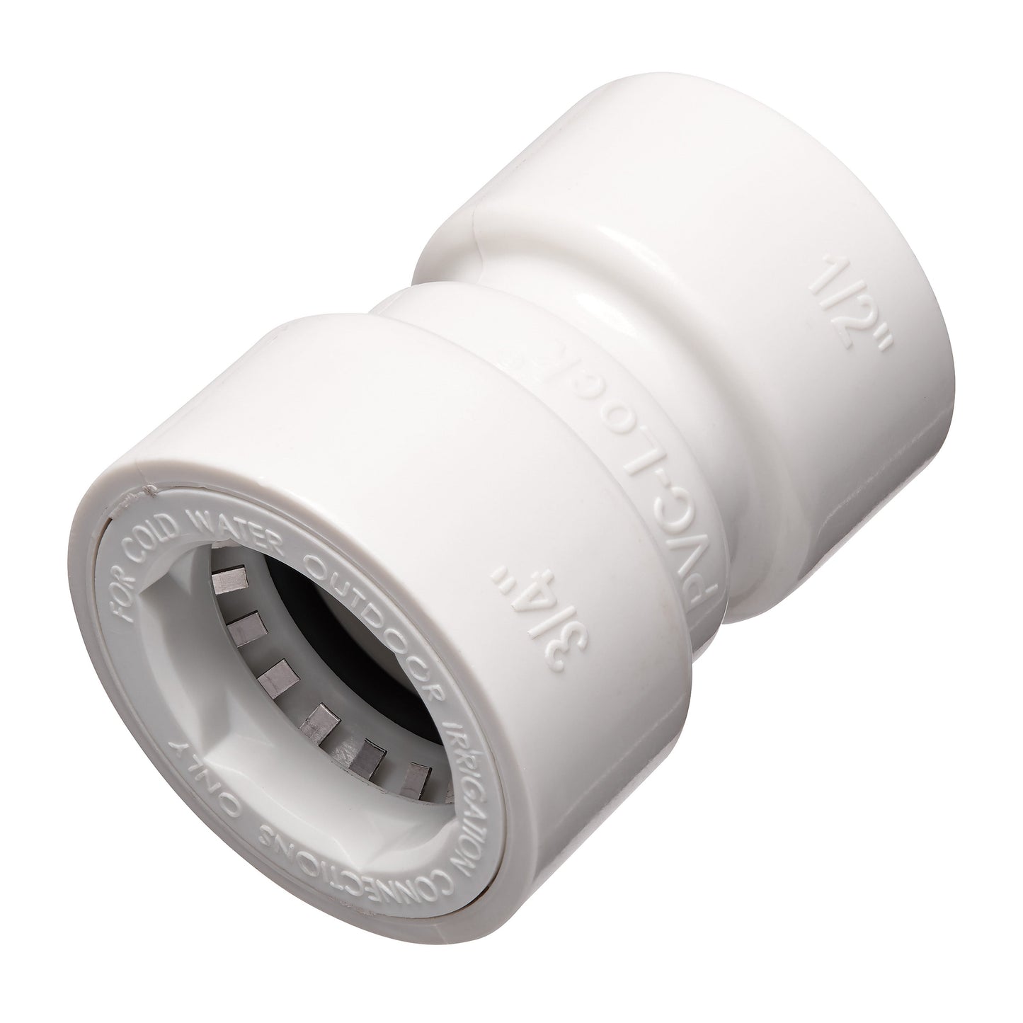 3/4" x 1/2" PVC-Lock Reducing Coupling 34779