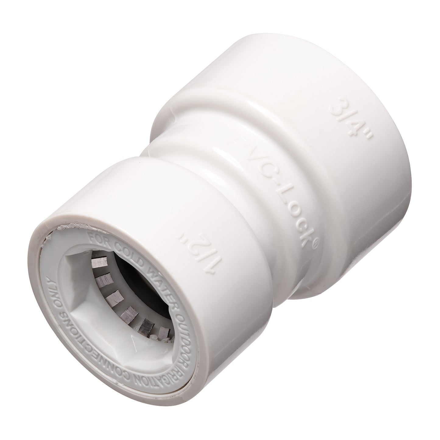 3/4" x 1/2" PVC-Lock Reducing Coupling 34779