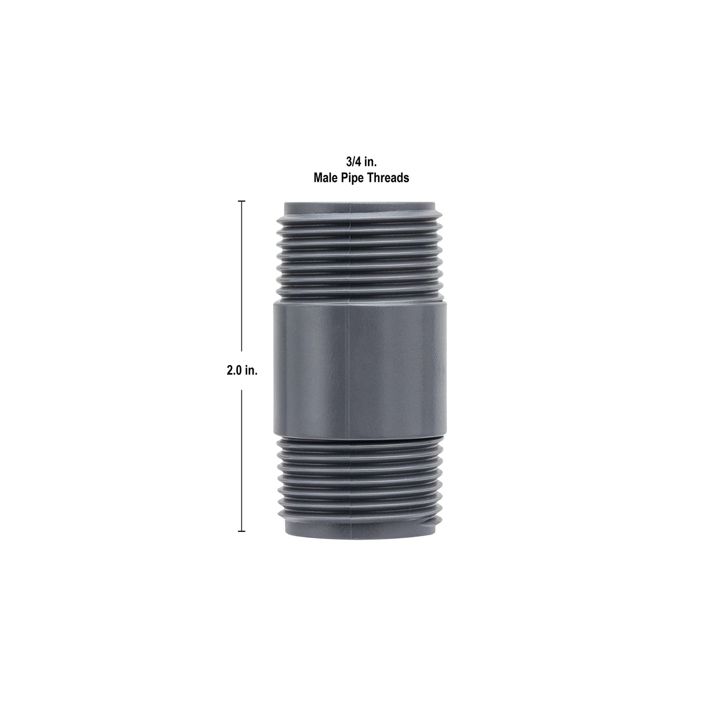 3/4" MPT x 2" PVC Sprinkler Riser | 38097