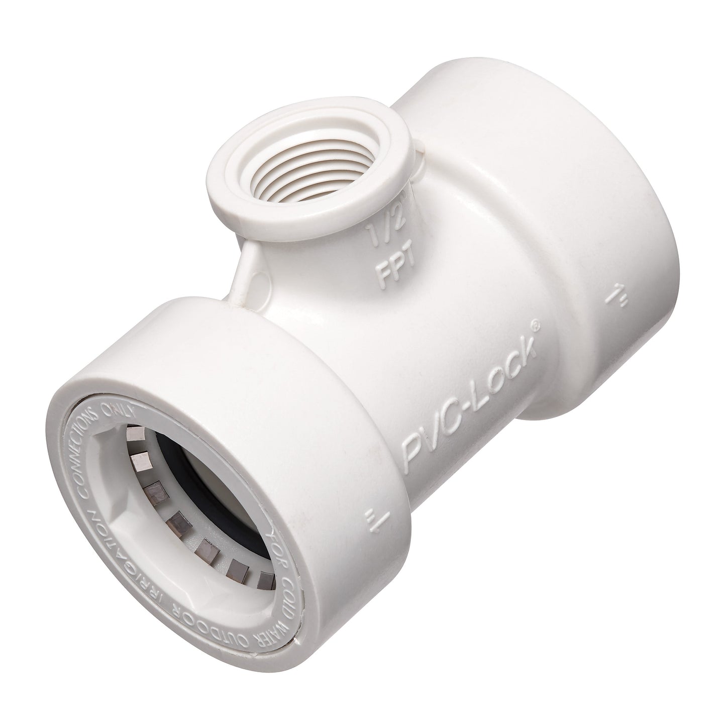 1" PVC-Lock x 1/2" FPT Tee 35671