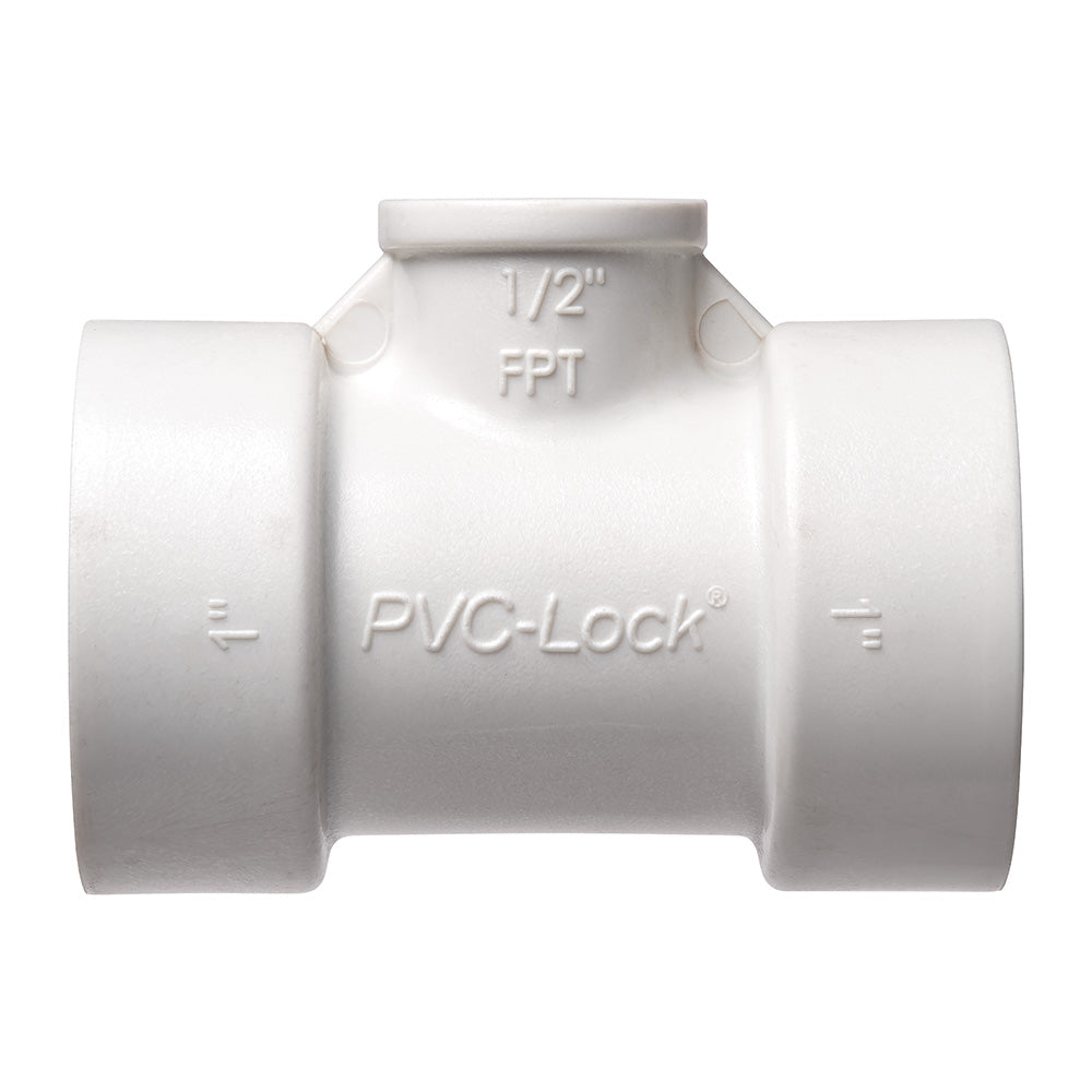 1" PVC-Lock x 1/2" FPT Tee 35671