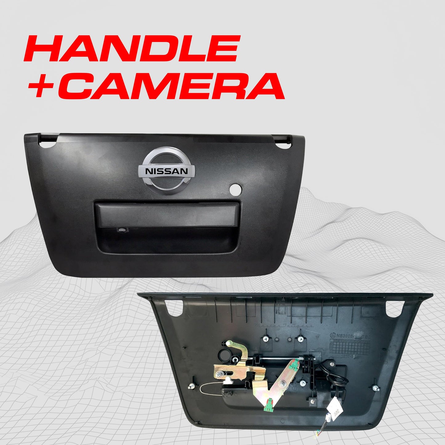 Nissan Frontier (2013-2016) Replacement Tailgate Handle with Backup Camera