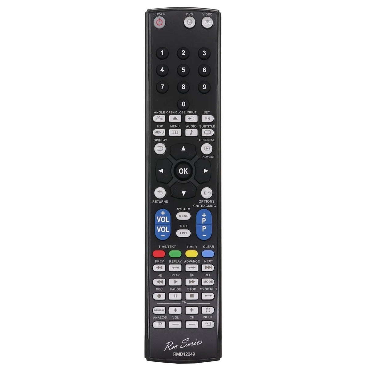 Anderic Substitute For Sony RMT-V505 DVD/VCR Combo Remote Control 147909411 [RMC12249]
