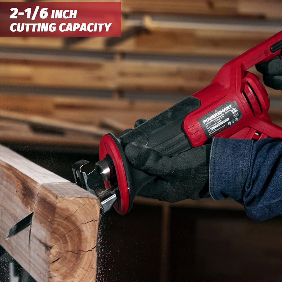 20V Cordless Reciprocating Saw w/ 2.0Ah Battery & Charger PS76415A