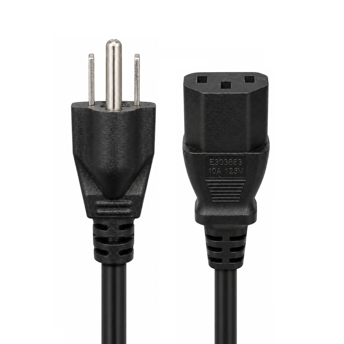 Samsung SyncMaster AC Power Cord / Cable for LCD TV & Monitors | AC Power Cable | 6 Ft | 3-Prong to C13-  3903000466