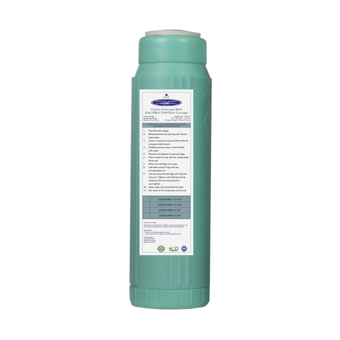 Calcite & Coconut Shell GAC Filter Cartridge