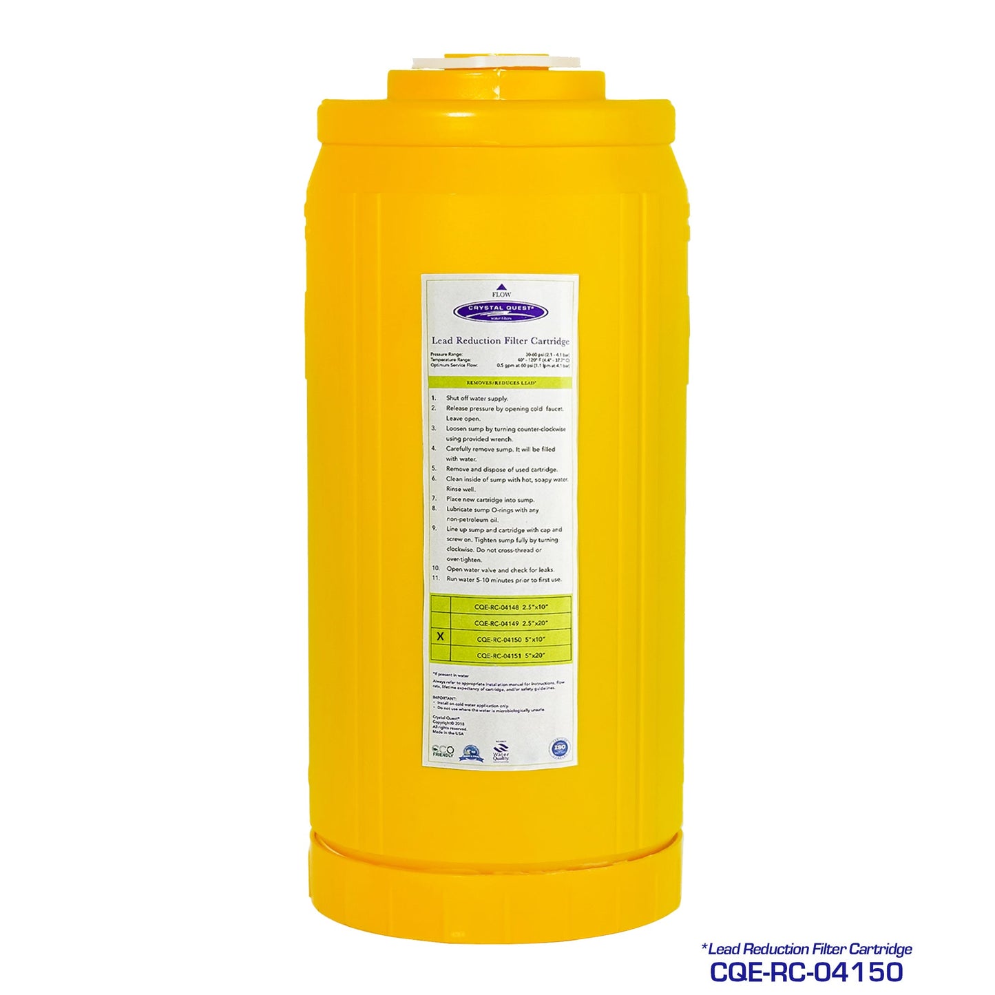 Lead Filter Cartridge