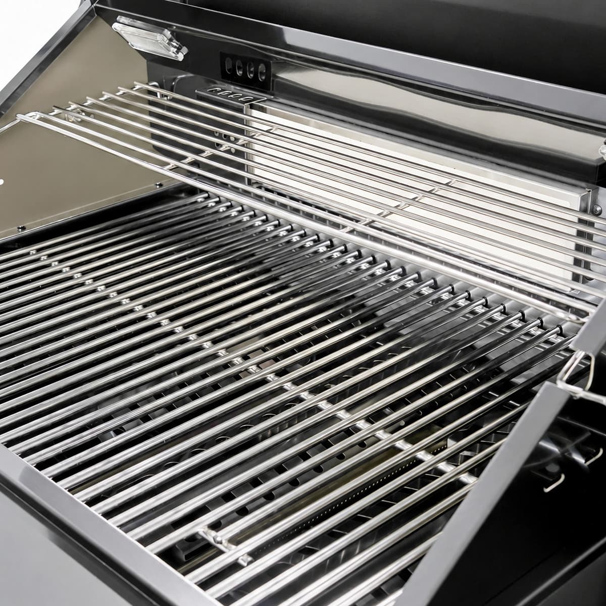 65" 4-Burner 72,000 BTU Black Outdoor Kitchen Island Grill +Side Burner + Marble Countertops