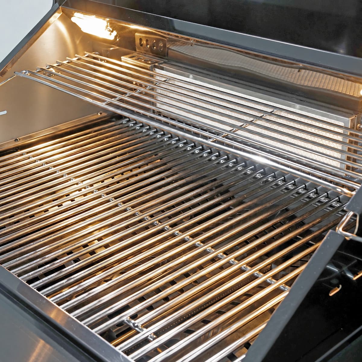 65" 4-Burner 72,000 BTU Black Outdoor Kitchen Island Grill + Round Side Burner