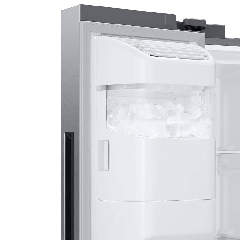 Samsung 27.4 cu. ft. Large Capacity Side-By-Side Refrigerator, Stainless Steel, RS27T5200SR/AA