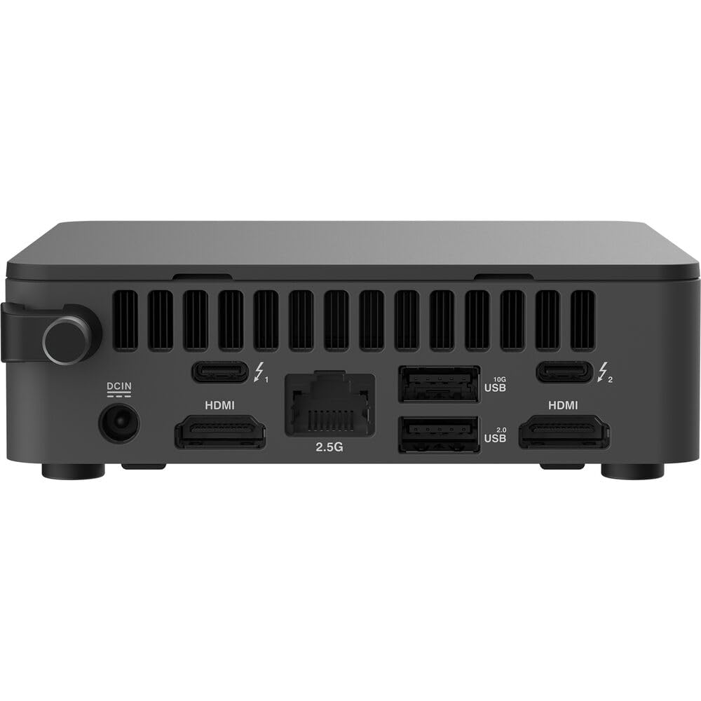 ASUS NUC 13 Pro Slim Mini PC Desktop, Intel Core i5-13420H (Up to 4.6GHz), 16GB RAM, 512GB PCIe SSD, 2 HDMI 2.1, 2 Thunderbolt, Wi-Fi 6E, Bluetooth 5.3, Ultra-Quiet Design, Windows 11 Pro