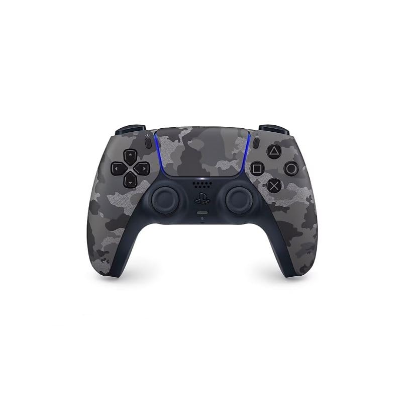 Sony Playstation 5 Slim Disc 1TB Console Bundle with White & Gray Camo Controllers and DualSense Charging Station, 4K-TV Gaming - SNY-BD-PS5SLIM (Renewed)