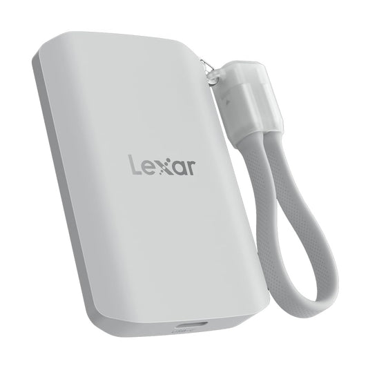 Lexar 2TB ES3 External SSD, Up to 1050MB/s Read, Storage Expansion, Compatible w/USB-C Smartphones, iPhone 15/16, PC, Mac, Tablets, Sleek & Sturdy Design, Silver (LES3XXX002T-RNSAU)