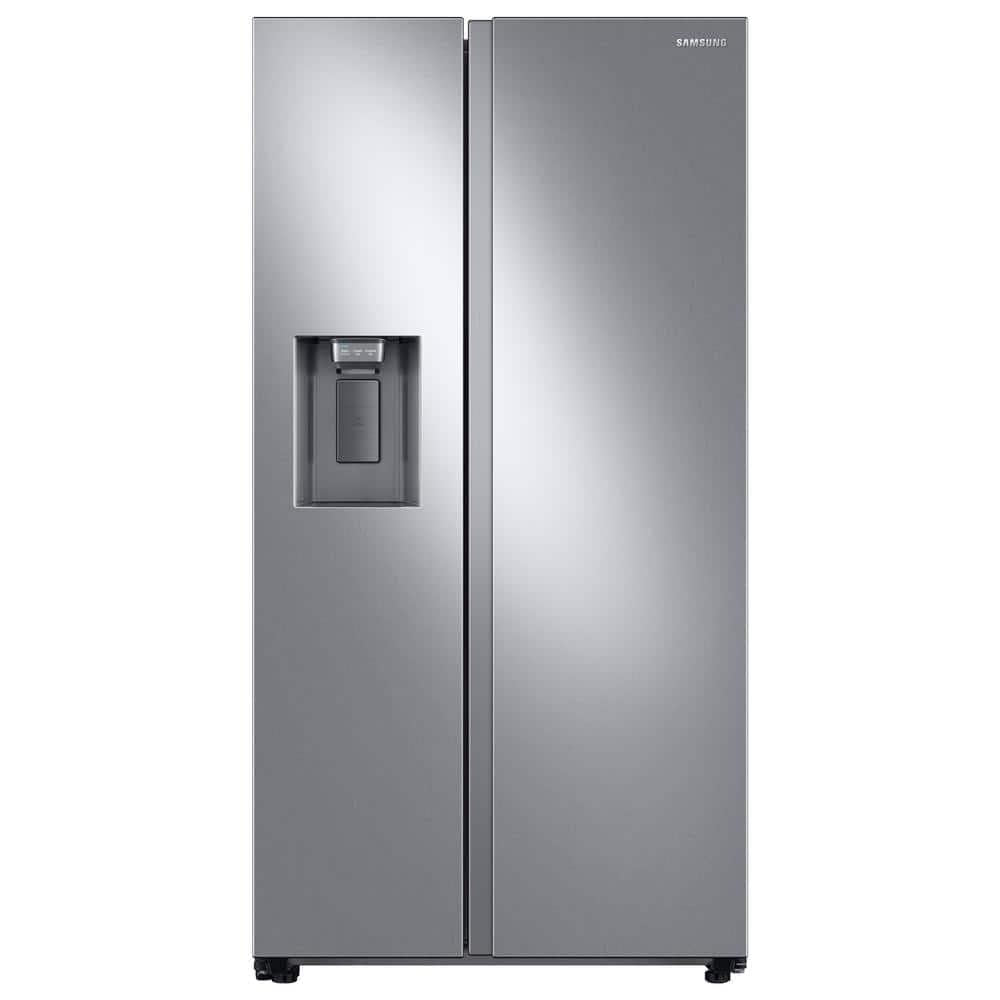 Samsung 27.4 cu. ft. Large Capacity Side-By-Side Refrigerator, Stainless Steel, RS27T5200SR/AA