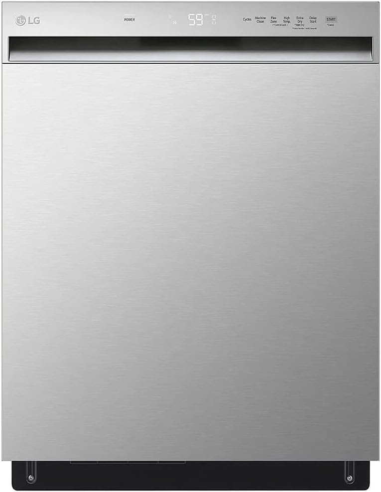 LG LDFN3432T 50 dBA Stainless Front Control built in Dishwasher with QuadWash