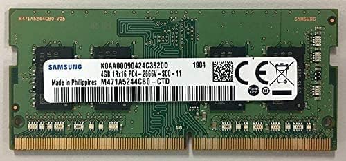 Samsung 4GB DDR4 PC4-21300, 2666MHZ, 260 PIN SODIMM, 1.2V, CL 19 Laptop ram Memory Module