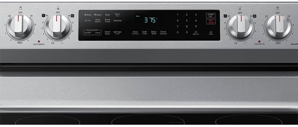 Samsung 6.3 Cu. Ft. Smart Freestanding Electric Range with No Pre-heat Air Fry & Convection, Stainless Steel, NE63A6511SS/AA