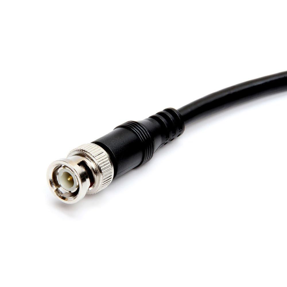 Cmple - BNC Cable 6ft RG59U 75 Ohm Coaxial Male to Male Video Cable SDI HD for CCTV Security Camera, DVR, Monitor, Surveillance System, Broadcast Video - Black