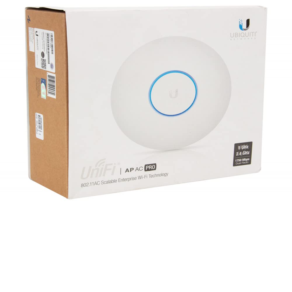 Ubiquiti Networks Unifi 802.11ac Dual-Radio PRO Access Point (UAP-AC-PRO-US), Single,White
