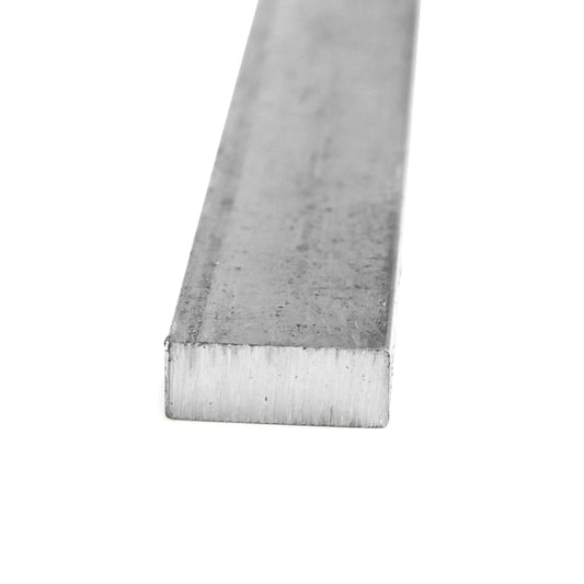 1018 Carbon Steel Rectangular Bar, Unpolished (Mill) Finish, Cold Finish, ASTM A108, 1/4" Thickness, 1" Width, 36" Length, OnlineMetals
