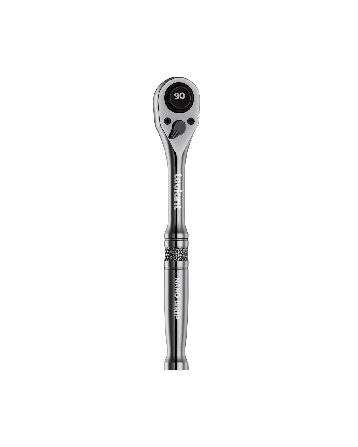 toolant 3/8" Drive Flex Head Ratchet Wrenches, 90 Tooth Compact Flex Head Socket Ratchet Wrench, 12 Inch Length