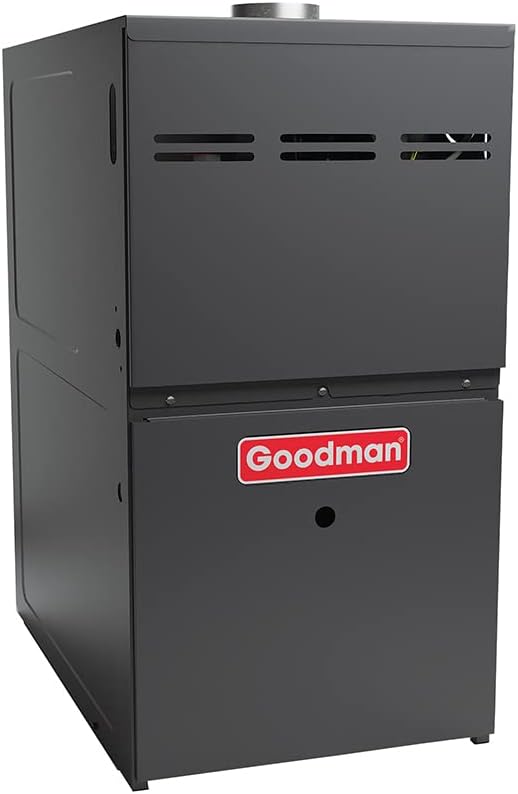 Goodman 80% AFUE Single Stage Upflow/Horizontal multi-speed 40k BTU Natural Gas furnace (14.5 wide) (GR9S800403AN)