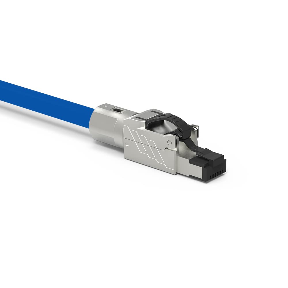 Elite 250ft. Cat8 Shielded Riser (CMR), 40Gb, 2000MHz, S/FTP 22AWG, Solid Bare Copper, UL Listed, ETL Listed, PoE++ (Blue, 250ft.)