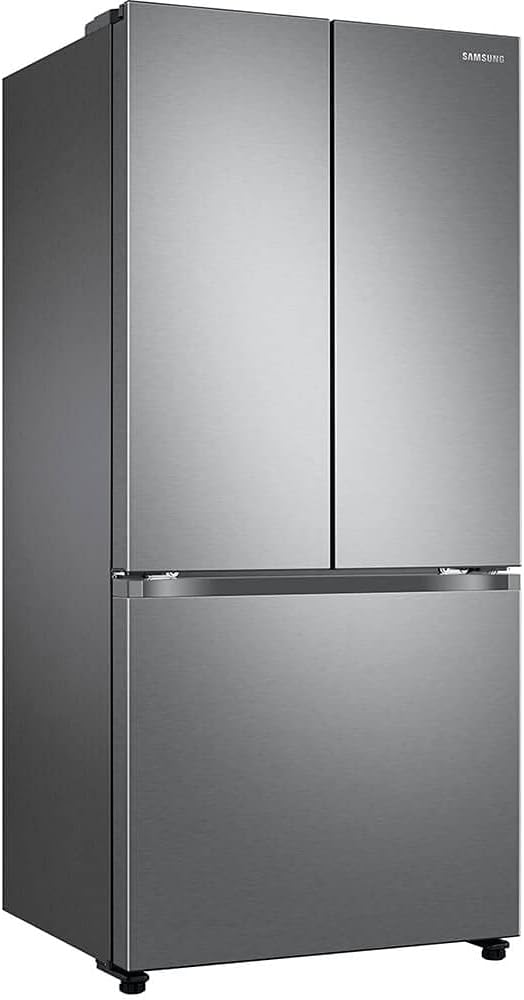 Samsung 17.5 cu. ft. Smart Counter Depth 3-Door French Door Refrigerator, Stainless Steel, RF18A5101SR/AA
