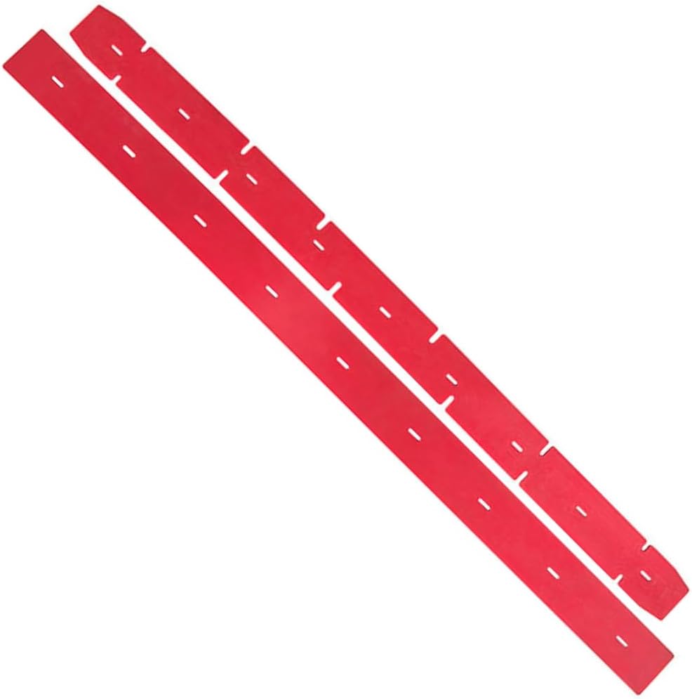Rubber for Adjustments Assembly Squeegee of SUNMAX 22" Floor Scrubber Machines, RT50 and RT70 Models (Pack of 2)