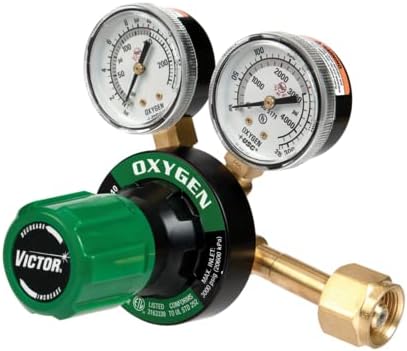 Set of Victor 350 Oxygen & Acetylene Regulators