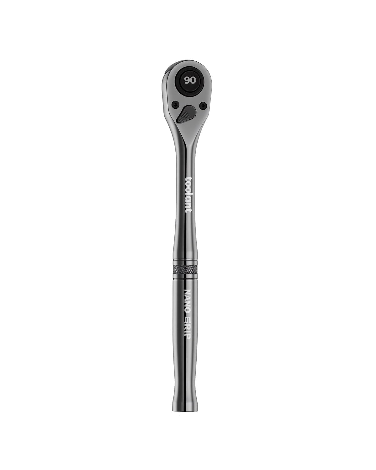 toolant 3/8" Drive Flex Head Ratchet Wrenches, 90 Tooth Compact Flex Head Socket Ratchet Wrench, 12 Inch Length
