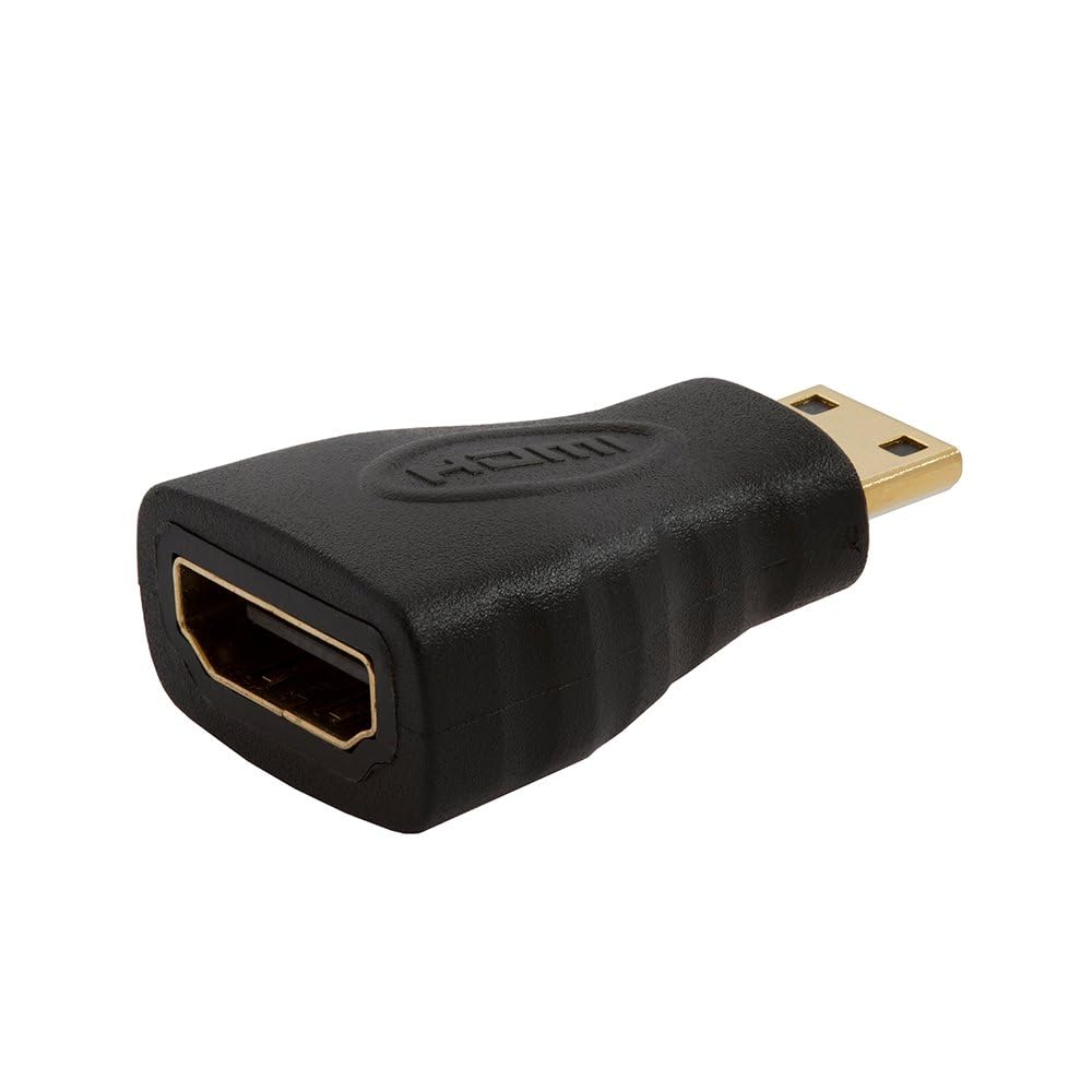 Cmple 10 Pack Micro HDMI Male to HDMI Female Adapter, Gold Plated, Compact Size