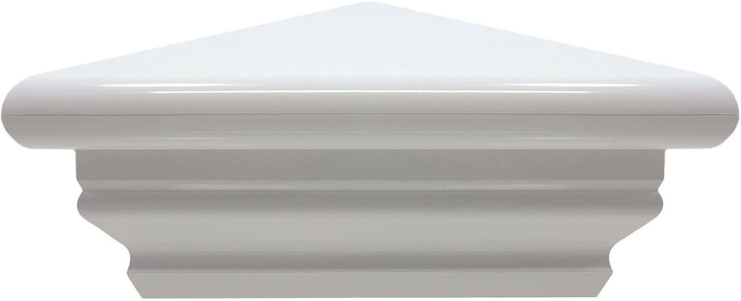 Vinyl Fence Warehouse - Vinyl Federation Post Caps (8) (White)