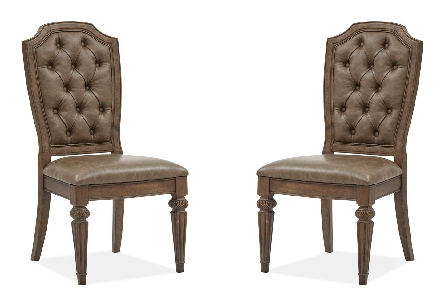 Durango - Wood Dining Side Chair With Upholstered Seat and Back (Set of 2) - Willadeene Brown