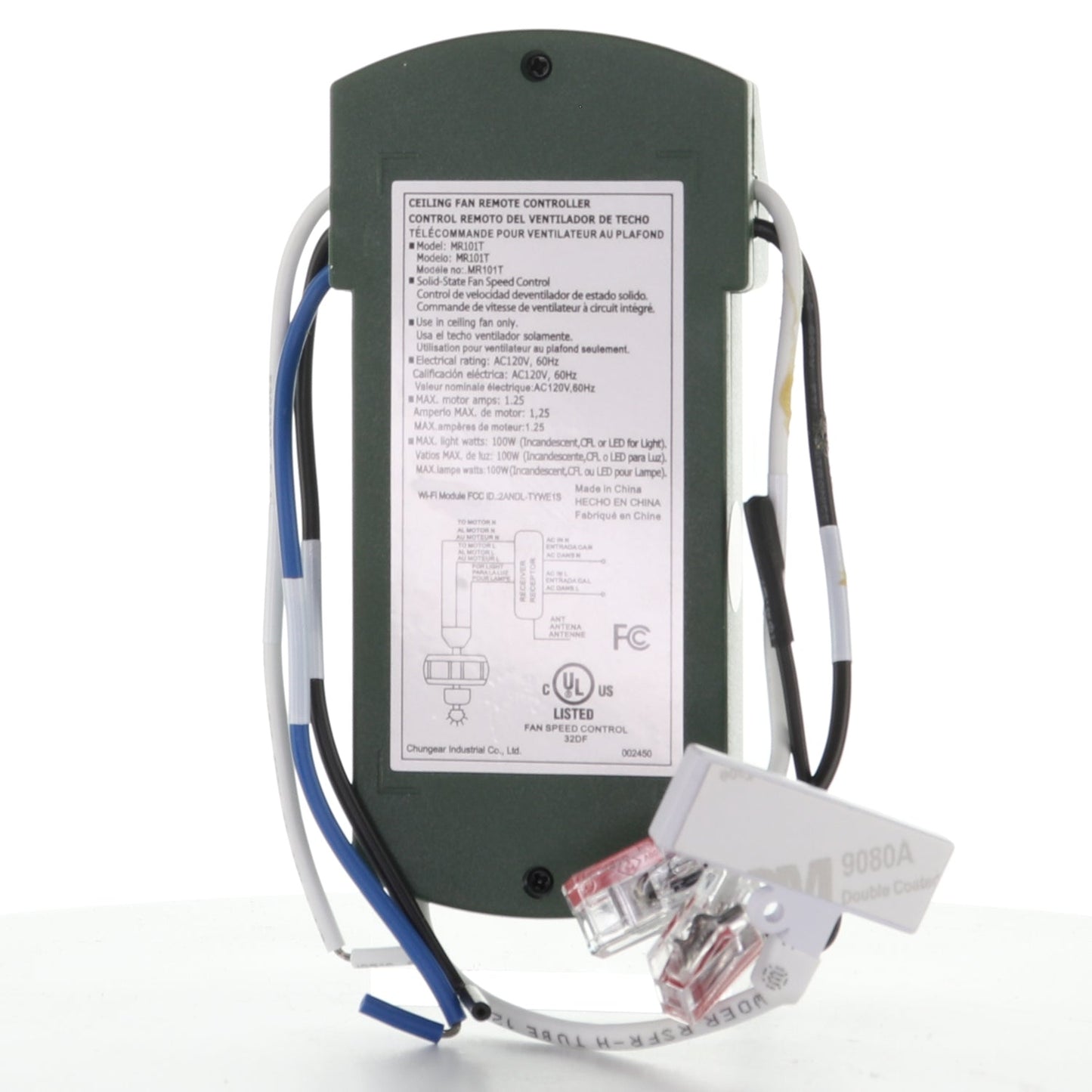 Harbor Breeze 4L000013680 Remote and Receiver Kit for Elmhurst 52-in Ceiling Fan | FansIO App & Voice Control - 2AQZU-18007