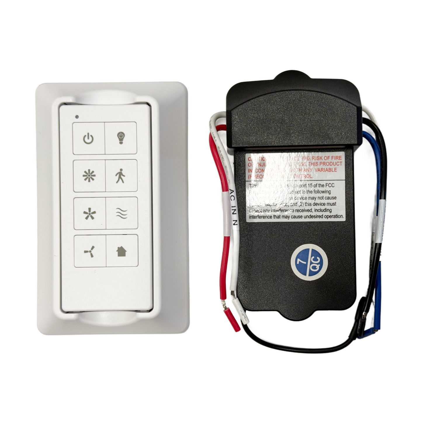 Harbor Breeze Remote Control and Receiver Kit for Summersville Ceiling Fans | 4L000015190, 2AQZU-18052, MRAC04S1M-LD-F0