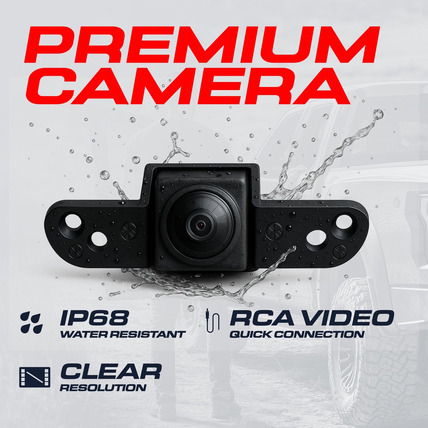 Chevrolet C/K 1500 (1988-2002) Chrome Replacement Tailgate Bezel with Backup Camera