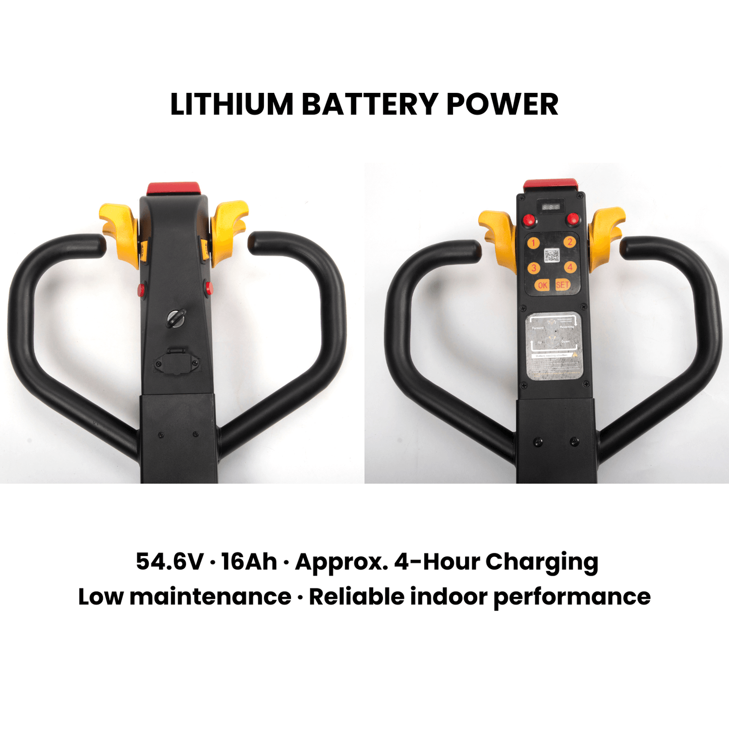 PT4400-HD218 / HD258 Electric Add-On Drive Bar, Lithium Power, Best retrofit upgrade for Manual Pallet Jacks